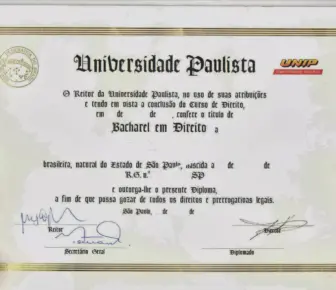 comprar diploma de nível superior